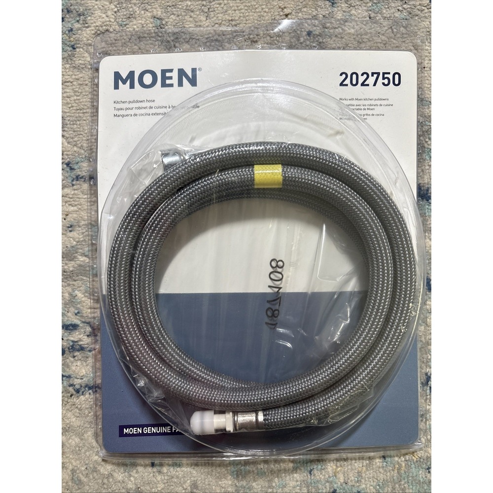 Moen 202750 68 in. Long Pulldown Kitchen Sink Faucet Replacement Hose - Silver